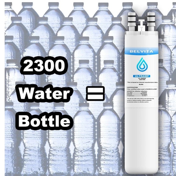 Belvita/Jetery : Refrigerator Water Filters Compatible with ULTRAWF (3 pack) - Picture 6 of 7